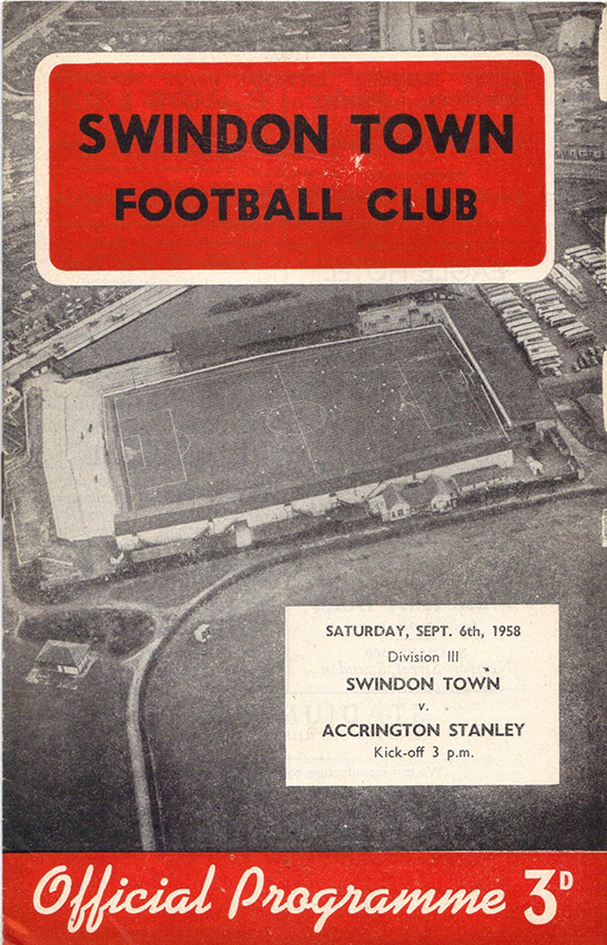 <b>Saturday, September 6, 1958</b><br />vs. Accrington Stanley (Home)